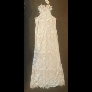 Stunning Ivory Lace Maxi Dress 2x